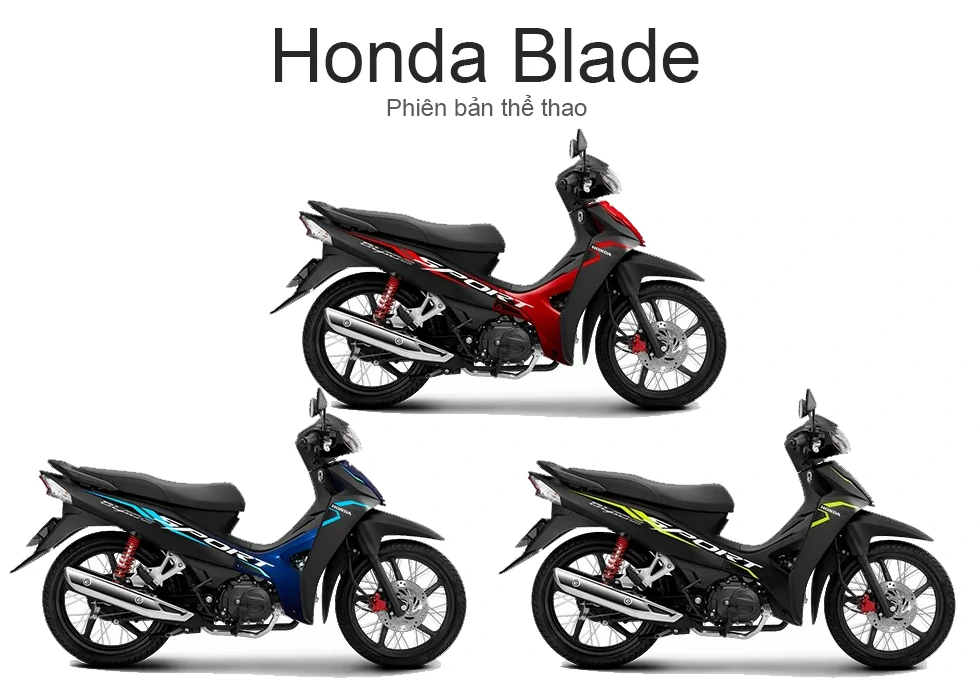 phiên bản thể thao honda wave blade