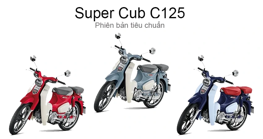 phiên bản tiêu chuẩn super cub c125