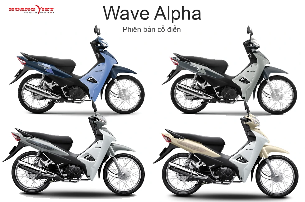 phiên bản cổ điển honda wave alpha