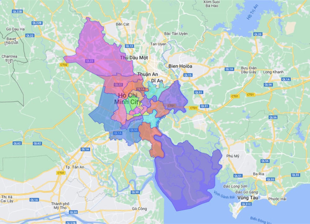 sáp nhập tp Hồ Chí Minh