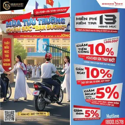 Khuyến mãi Dịch vụ tháng 8