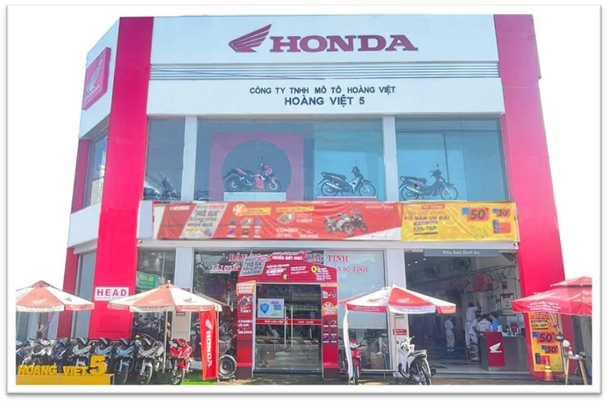 Cửa hàng HEAD Honda Hoàng Việt Motors TPHCM – đại lý chính hãng Honda Việt Nam.