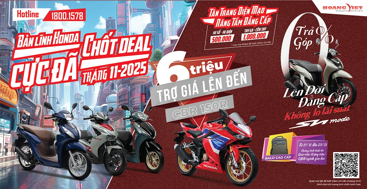 ưu đãi khi mua Winner R tại HEAD Hoàng Việt