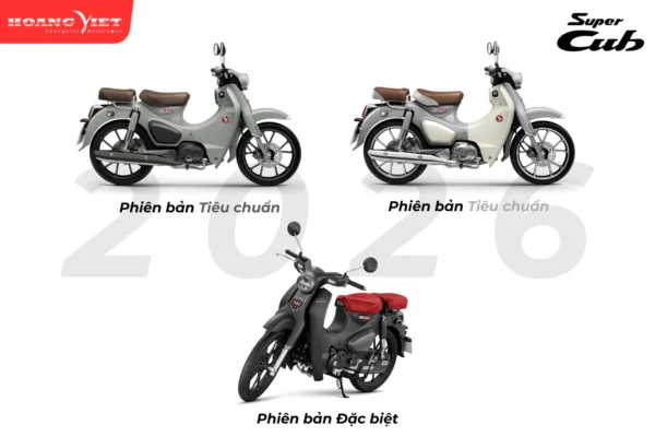 Các phiên bản màu sắc Super Cub 2026