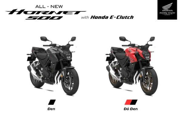 các phiên bản màu sắc honda cb500 hornet e-clutch